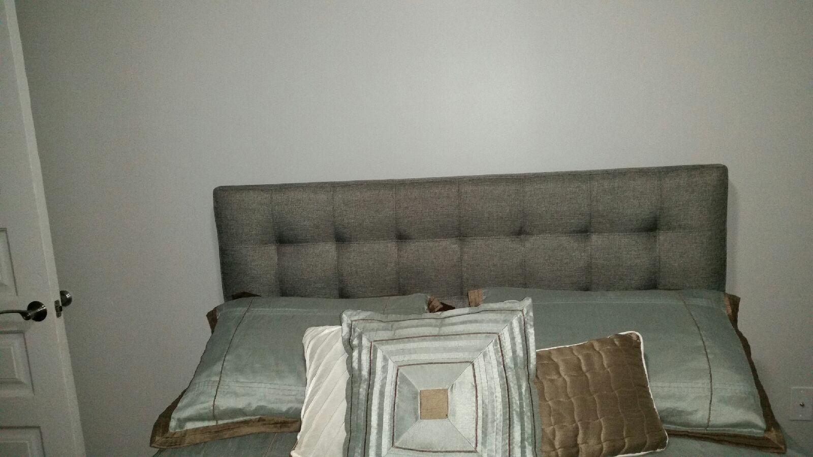Modway Lily Tufted Linen Fabric Upholstered King Headboard in Ivory customer photo 2
