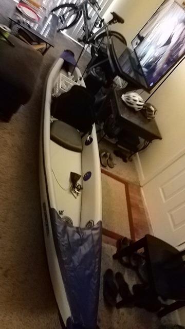 Sea Eagle RazorLite Inflatable Kayak - Lightweight, Drop Stitch, High Speed Touring Kayak - Solo or Tandem - Tall Back Seat(s), Paddle(s), Backpack, Skeg and Pump customer photo 2