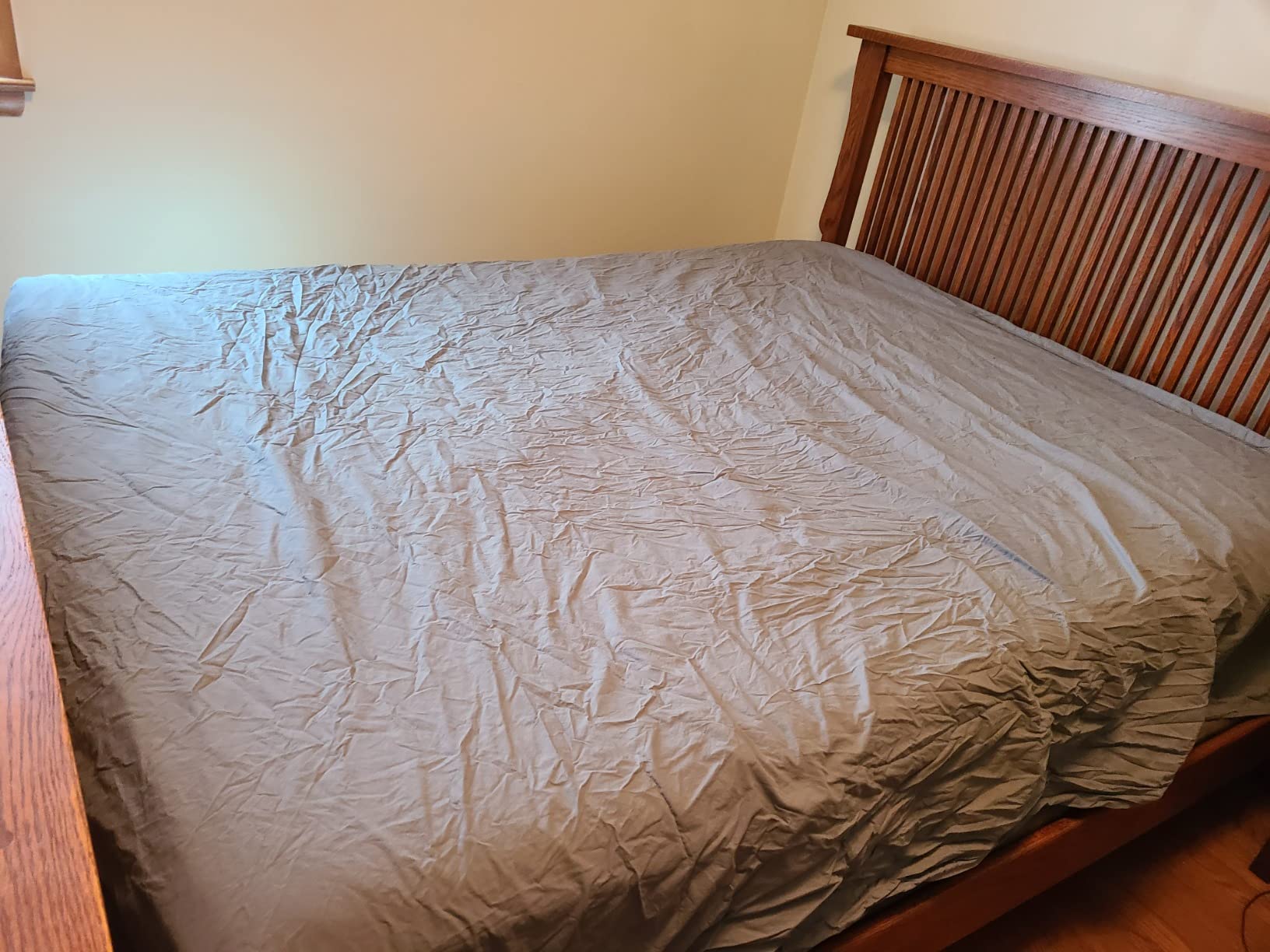 Peru Pima 415 Thread Count Percale Queen Sheet Set – 100% Pima Cotton, Cooling & Breathable for Warm Sleepers, 4 Piece (Flat, Fitted, 2 Pillowcases), Deep Pocket, Hotel Quality – White customer photo 2