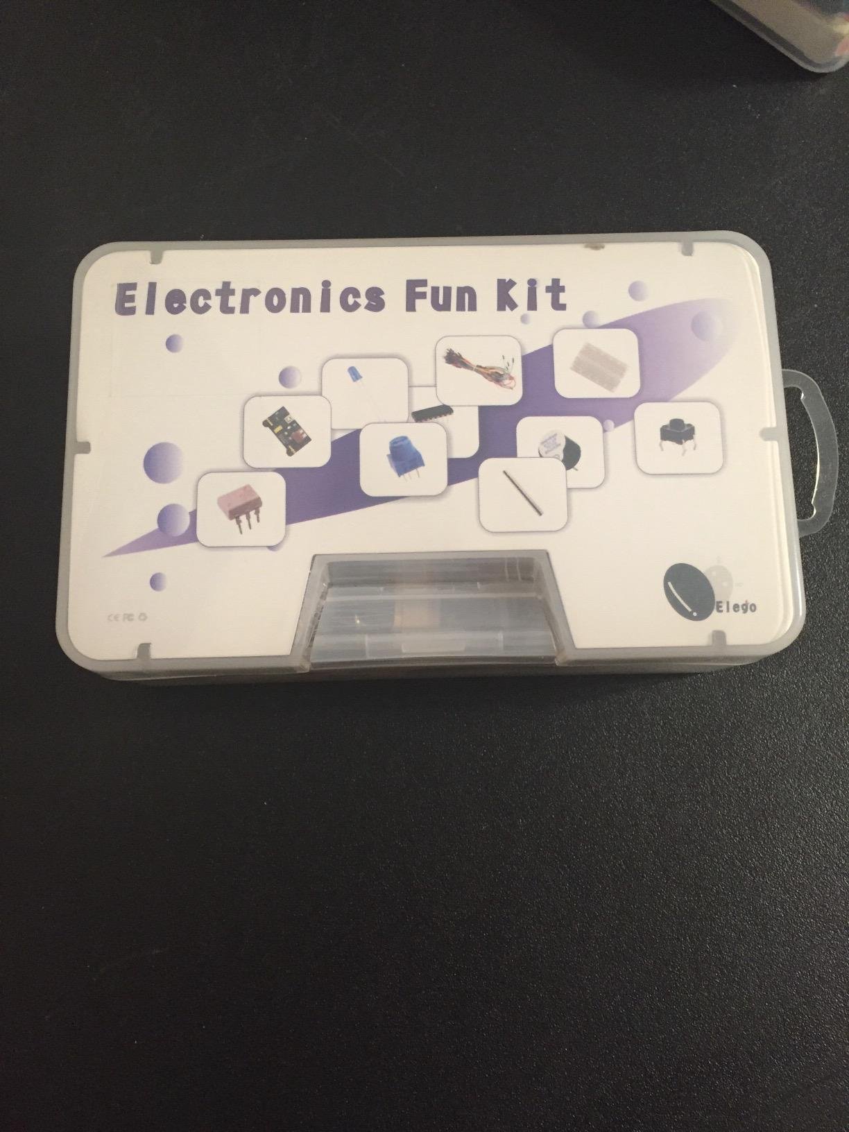ELEGOO Electronic Fun Kit Bundle with Breadboard, 235 Items for Arduino customer photo 2