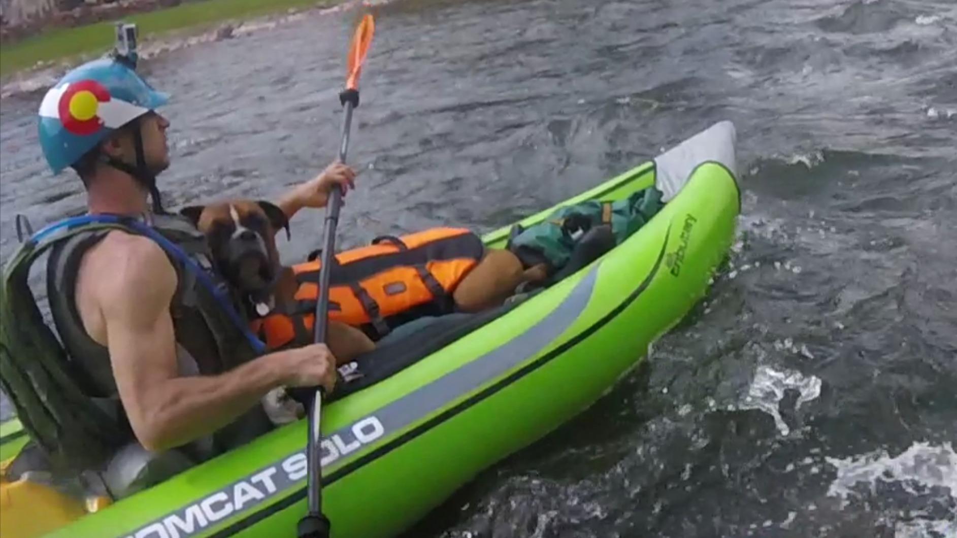 AIRE Tributary Tomcat Solo Inflatable Kayak, Red, 87120.03.101 customer photo 2