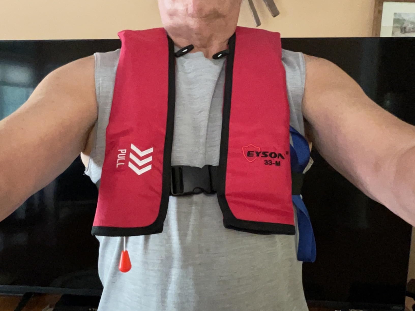 Eyson Inflatable Life Jacket Inflatable Life Vest for Adult Classic Manual customer photo 2