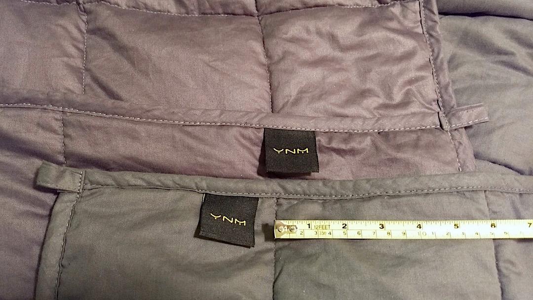 YnM 15lbs Weighted Blanket for Adults, Breathable Heavy Bed Throw Blanket with Cooling Glass Beads for All Season Use, Ideal for One Person of 140lbs (60x80 Inches, Queen Bed, Dark Grey) customer photo 1