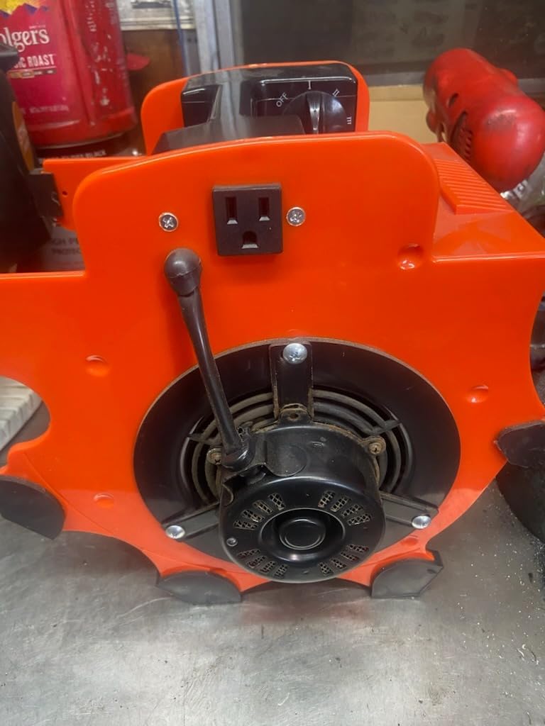 Blower Fan - 3-Speed Heavy-Duty Floor and Carpet Dryer - 1600 watts -Portable Air Mover with 4 Different Angles for Basements, Cars or Garages by Stalwart (Red) customer photo 1