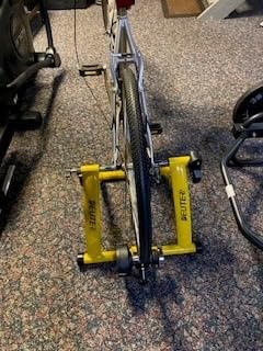 Bike Trainer, Magnetic Bicycle Stationary Stand for Indoor Exercise Riding customer photo 1