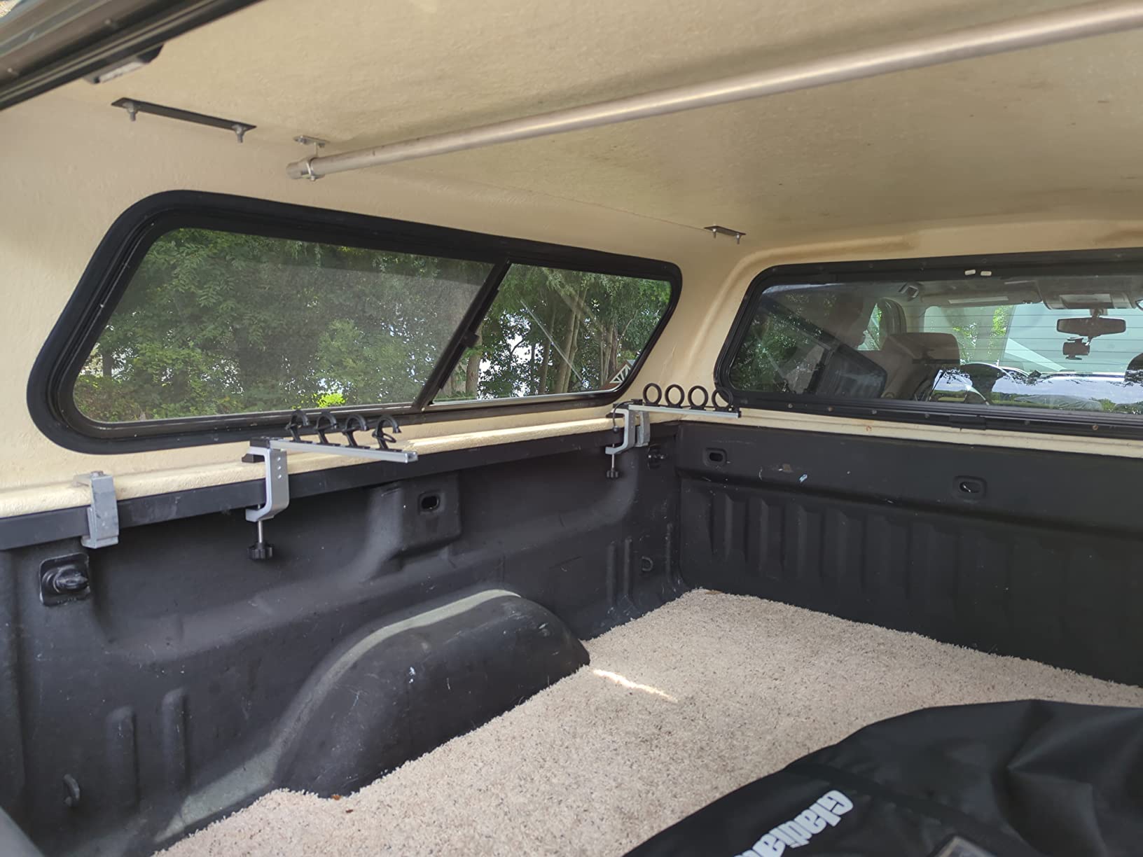 Brocraft 4 Rod Truck Bed Rod Holder, Aluminum Clamp-On Fishing Rod Rack for Truck, Boat, Canoe and Pontoon customer photo 1