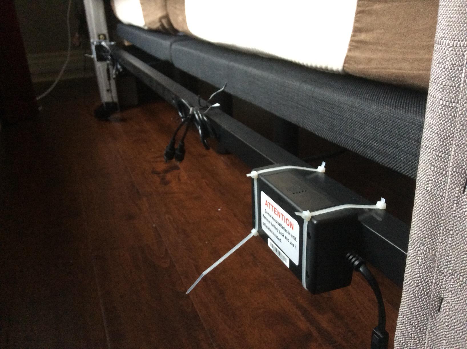 Blissful Nights e4 Cal King Split Adjustable Bed Base Frame with Wireless Remote, Massage Motors, Anti-Snore, Zero Gravity, Dual USB Charging Station, Under-Bed Light, and 10 Year Warranty customer photo 2