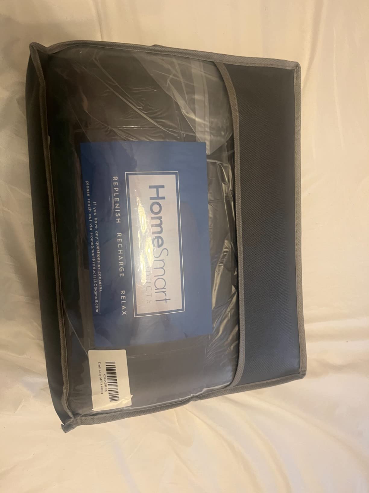 HomeSmart King Size Weighted Blanket 30 lbs, Also Fits California King Beds customer photo 1