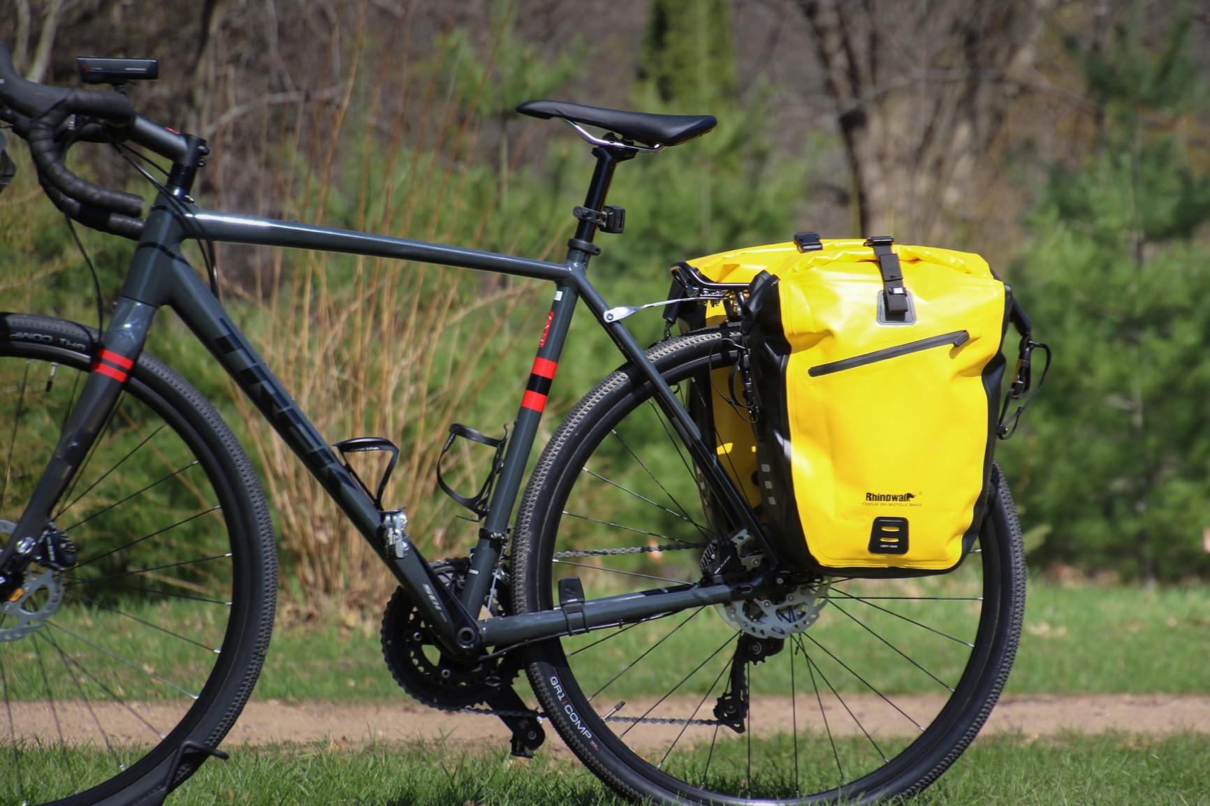 Rhinowalk Bike Bag Waterproof Bike Pannier Bag for Bicycle Cargo Rack Saddle Bag Shoulder Bag Laptop Pannier Rack Bicycle Bag Professional Cycling Accessories customer photo 1
