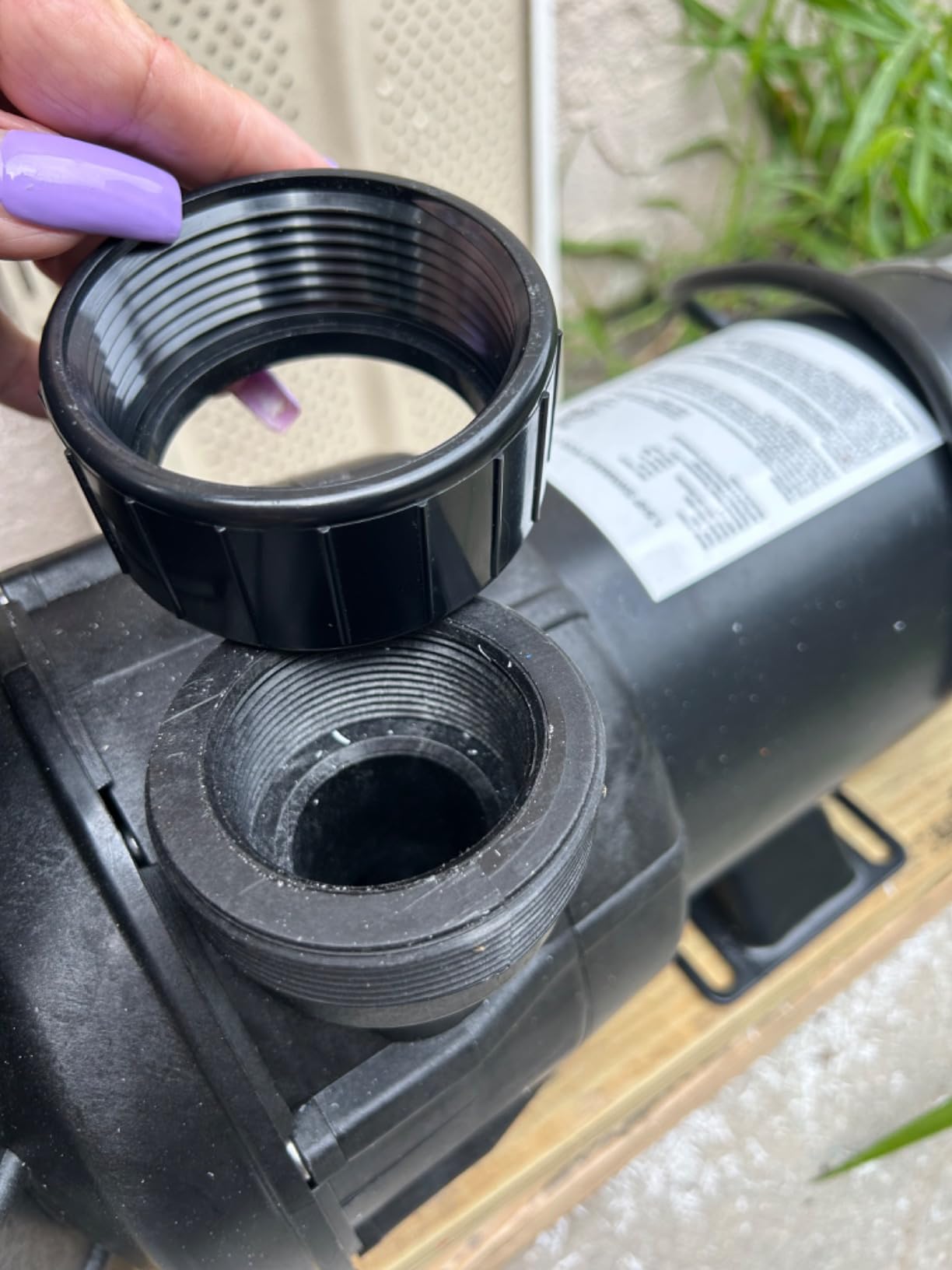 VIVOHOME 1.5 HP 115V Above Ground Swimming Pool Pump 5400 GPH customer photo 2