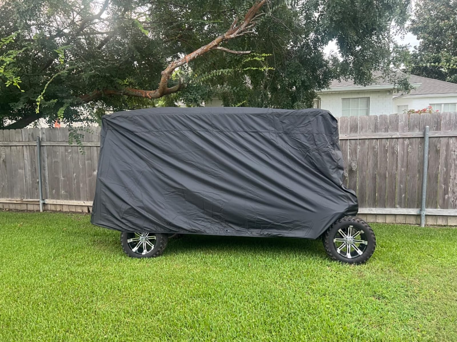 moveland Golf Cart Cover, Waterproof Dustproof Outdoor Storage Cover customer photo 1