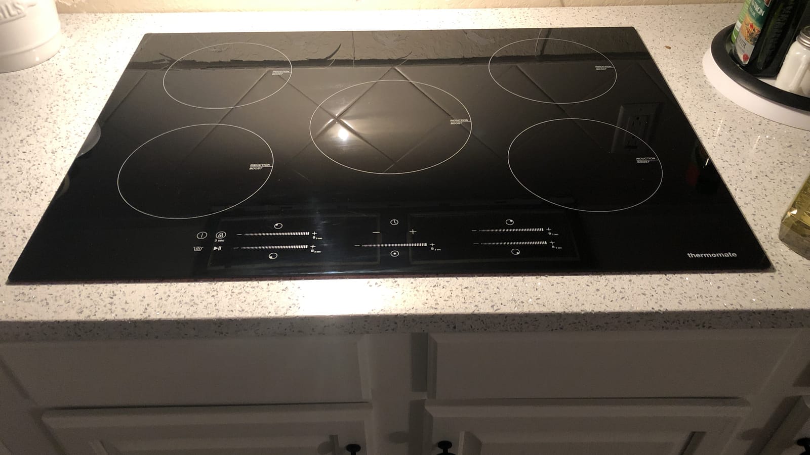 ThermoMate 30 Inch Induction Cooktop, 5 Burners Electric Stove Top with Bridge-SYNC, 9600W Built-in Induction Cooktop, 9 Heat Levels, Power Boost, Sensor Touch Control, Timer & Child Lock, 240V customer photo 2