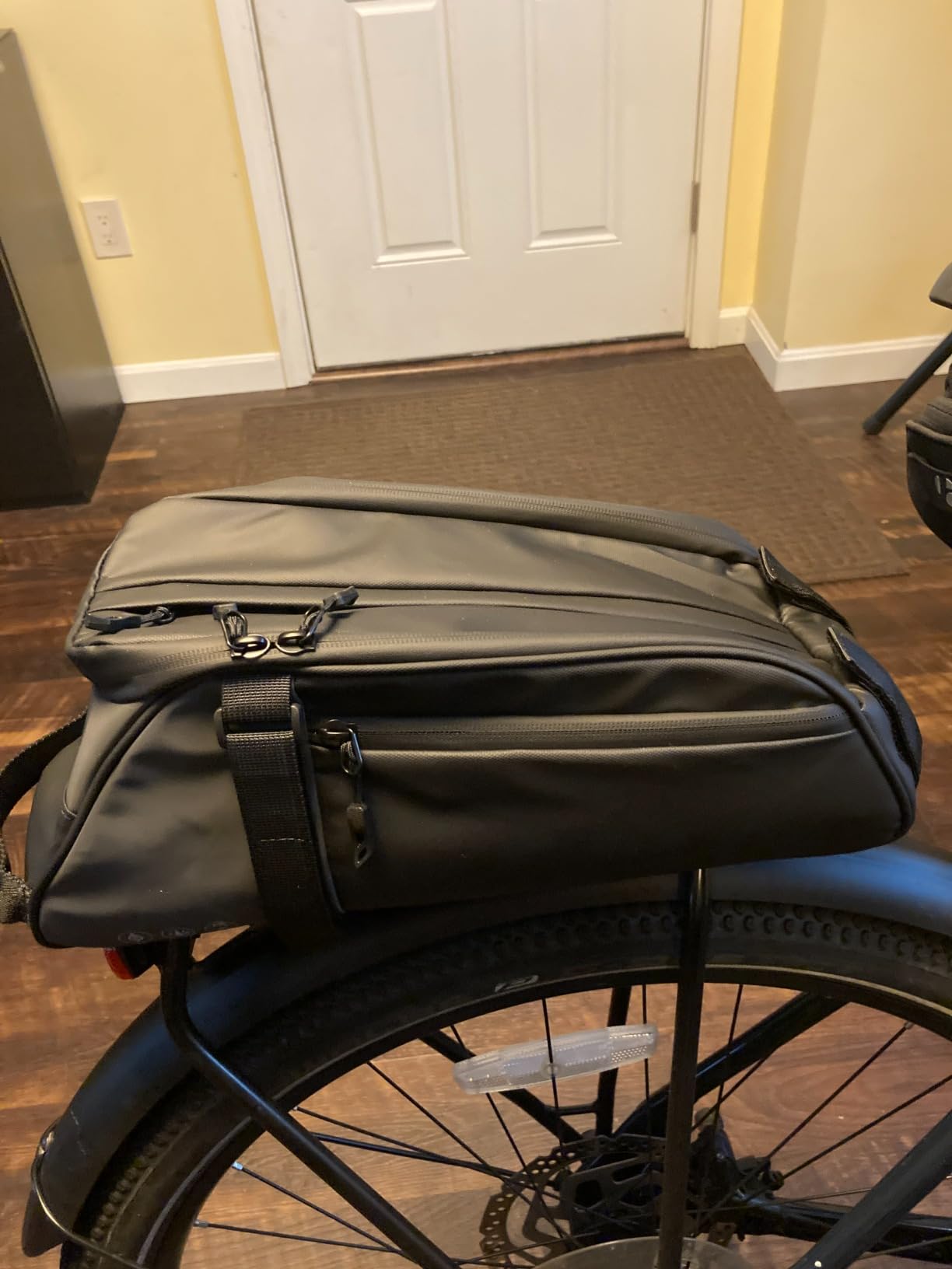 WOTOW Rear Bike Rack Bag, 8L Waterproof Bike Storage Saddle Bag for Bicycle customer photo 1