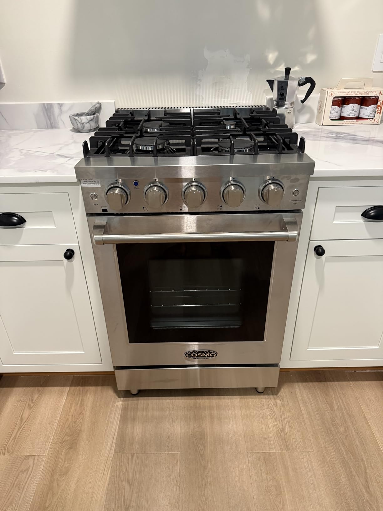 30 in. Haven Coll 4.8 cu ft 5 Burner Gas Range, Convection, Stainless Steel customer photo 1