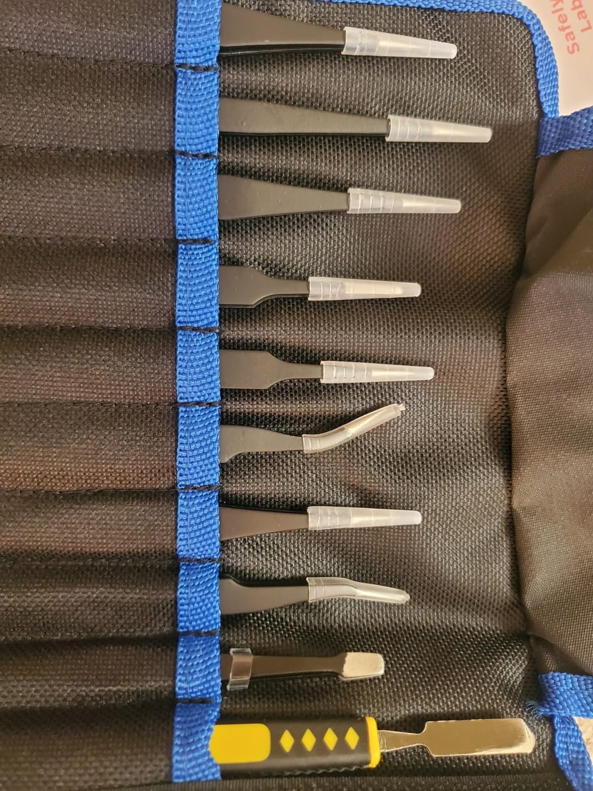 10 Piece Precision Tweezers Set, ESD Stainless Steel for Electronics Repair customer photo 1