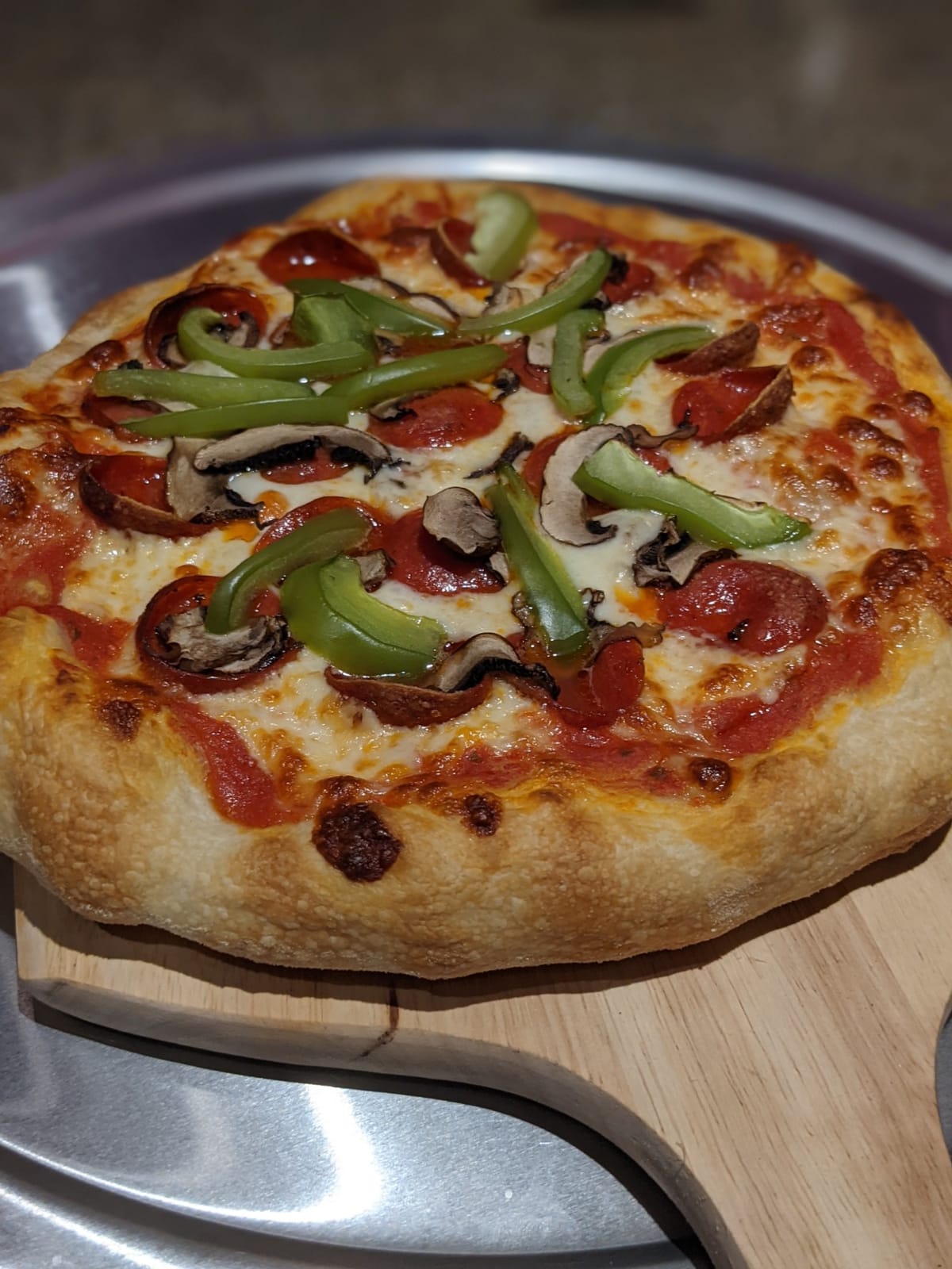 IMPRESA Pizza Oven Steel Plate - 14 x 14 x 0.25 in, Black, Steel Heat Retention & Crisp Crust Pizza Stone - Oven & Grill Versatility for Baking Stone customer photo 2