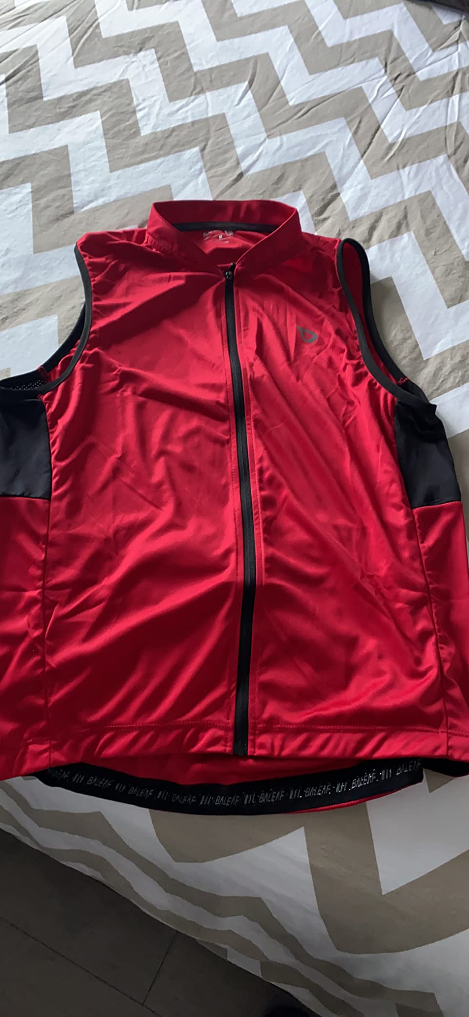 baleaf Men's Sleeveless Full Zip Cycling Jersey with UPF 50+ Pockets customer photo 1