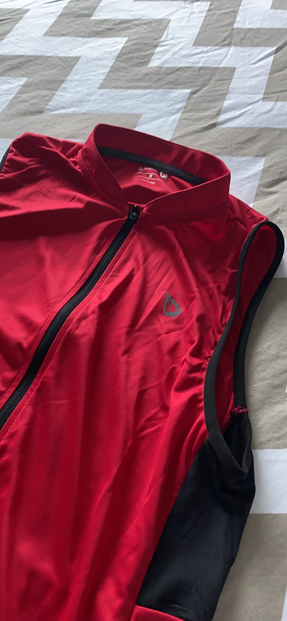 baleaf Men's Sleeveless Full Zip Cycling Jersey with UPF 50+ Pockets customer photo 2