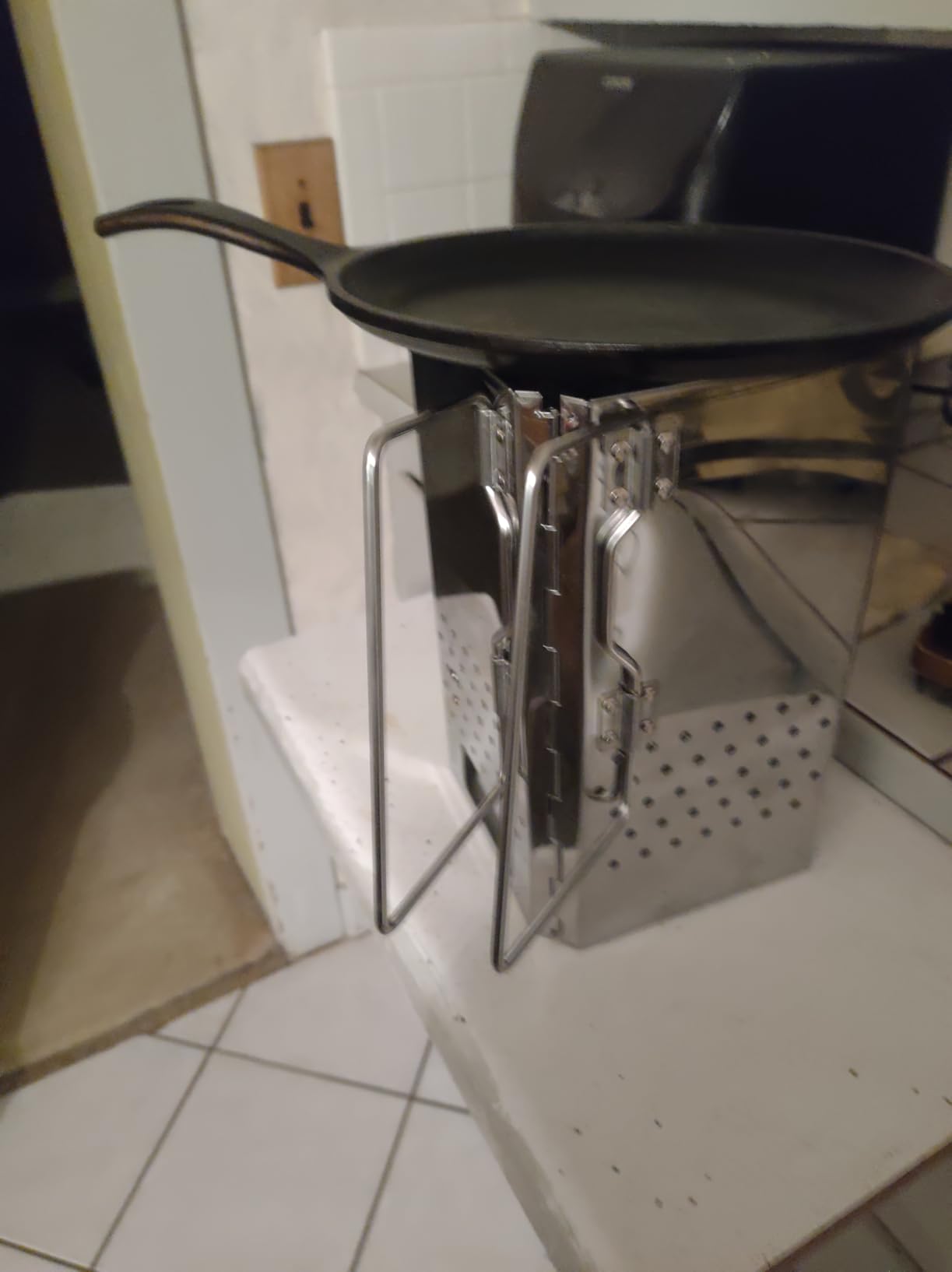 Portable Charcoal Chimney Starter Stainless Steel MT-18 customer photo 1