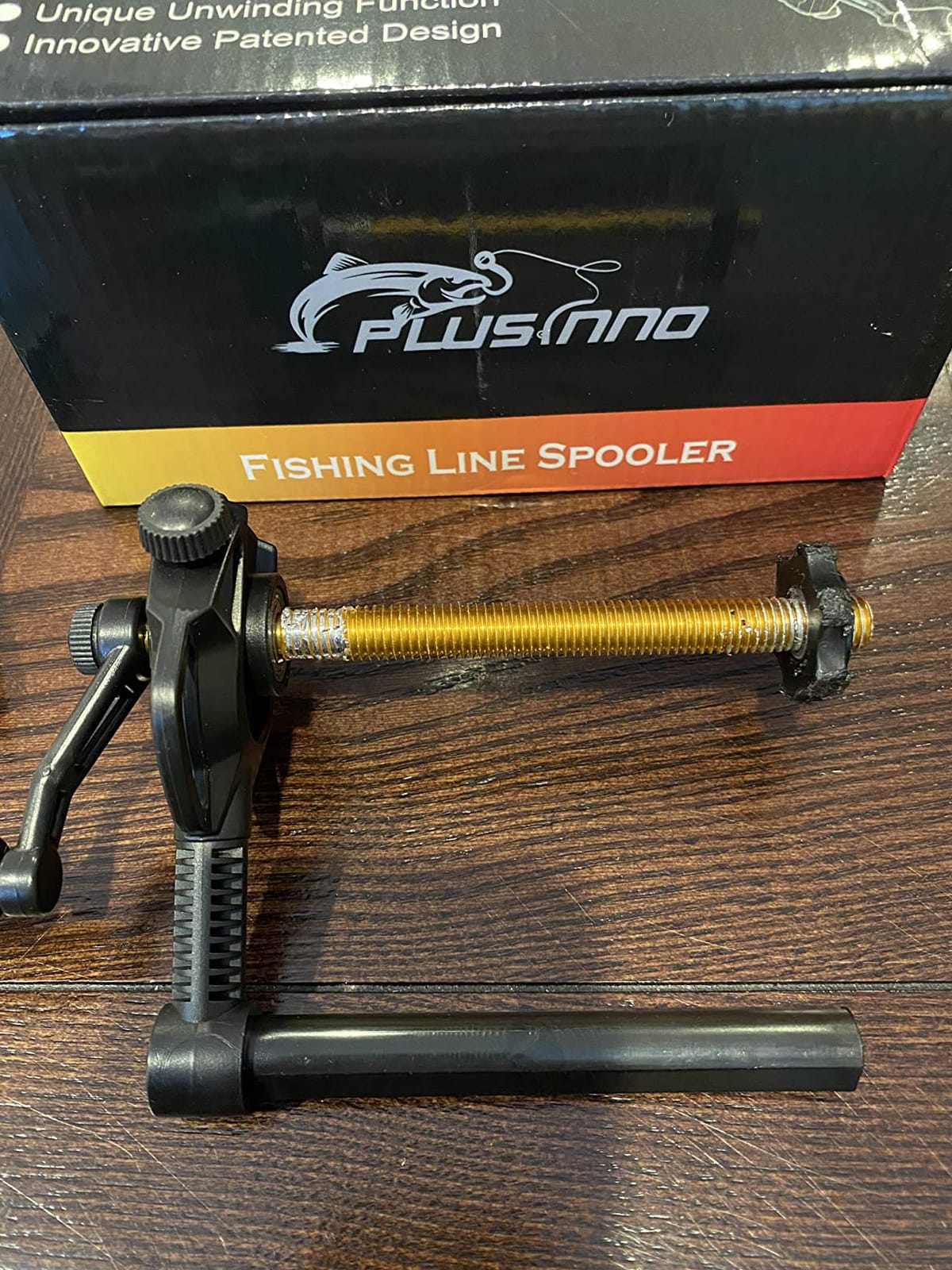 PLUSINNO Fishing Line Spooler For Fishing Reels, Fishing Gear And Equipment Gift For men With Unwinding Function Versatile for Thick & Thin Rods, Works with Spinning Reel, Cast Reel Without Line Twist customer photo 1