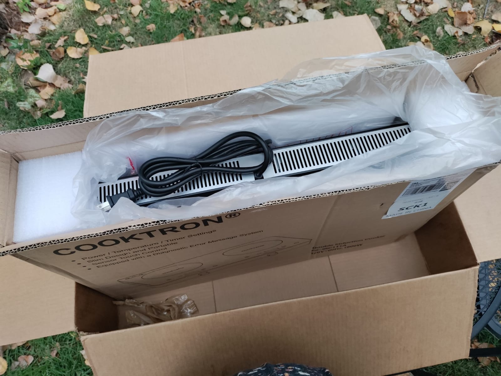 COOKTRON Portable Double Induction Cooktop, 1800W with Knob Control customer photo 2