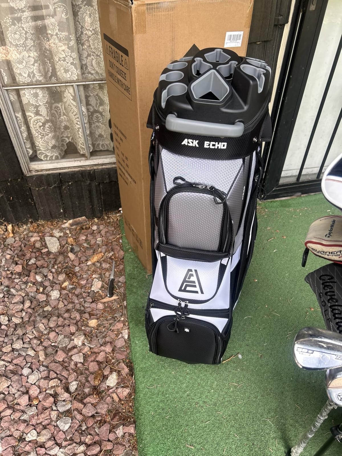 ASK ECHO T-Lock Golf Cart Bag, Quiet 14-Way Full-Length Divider customer photo 1