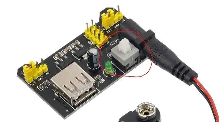 Breadboard Kit with Power Supply Module, Jumper Wires,Battery Clip,830 & 400 tie-Points Breadboard customer photo 1