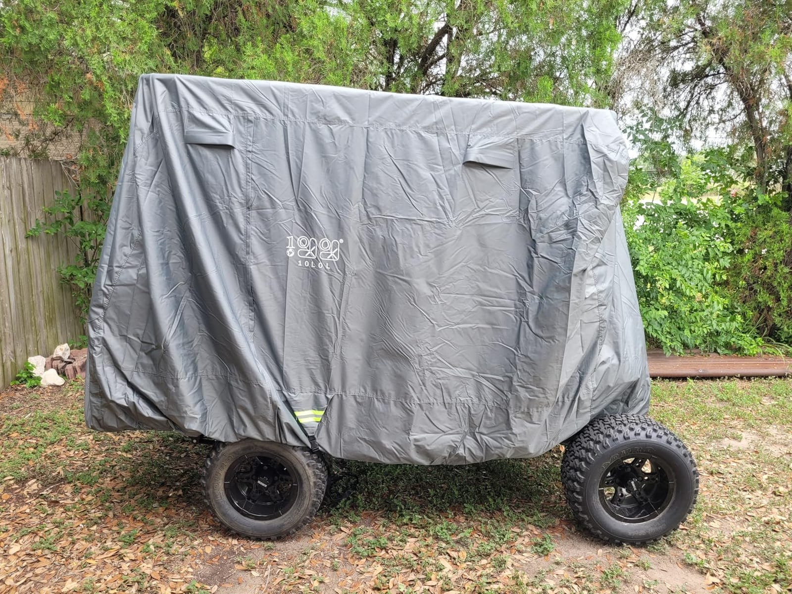 10L0L 650D Golf Cart Cover for 2/4/6 Passengers EZGO Club Car Yamaha customer photo 1