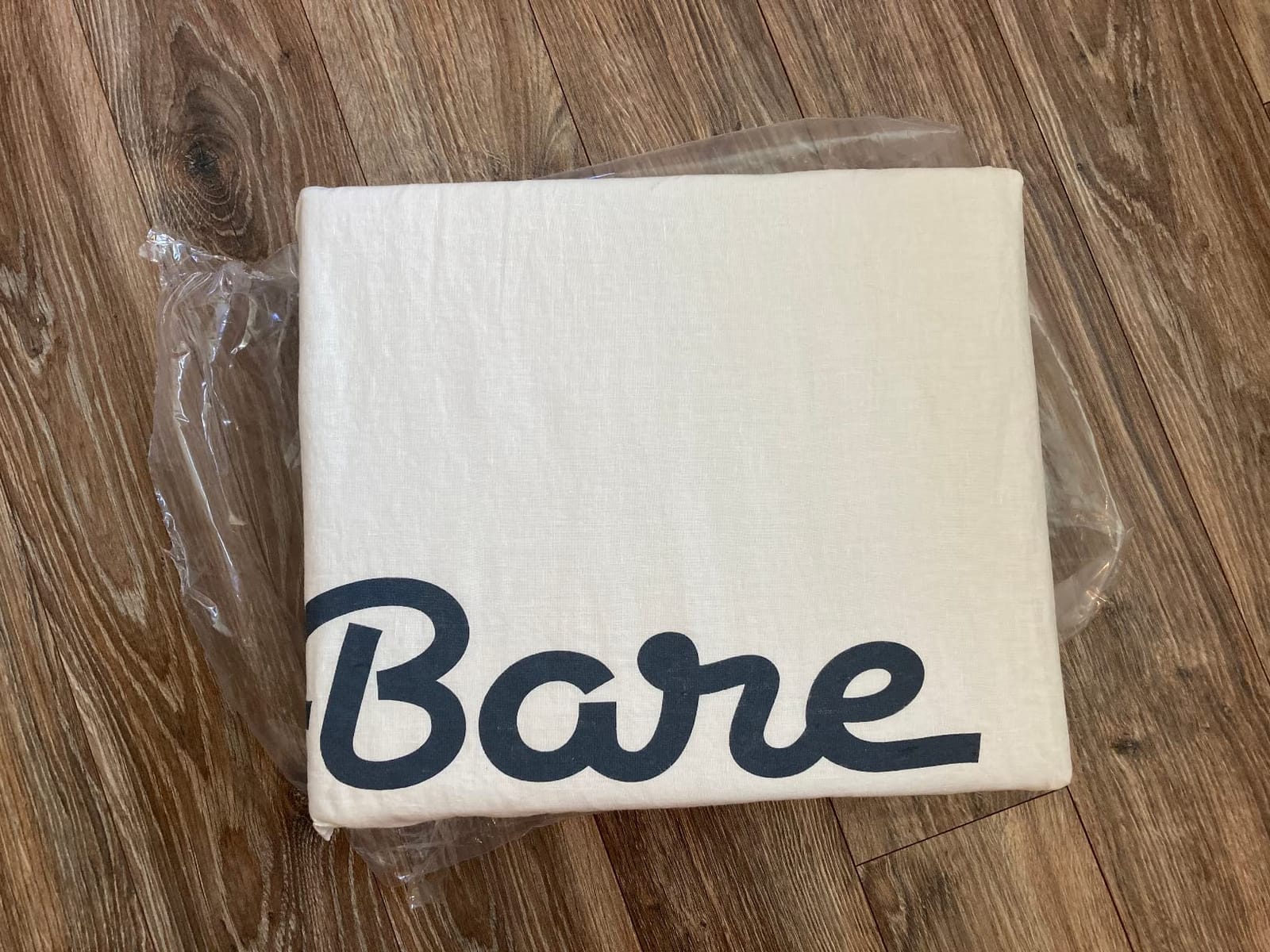 Bare Home 100% European Linen Sheet Set (King, Natural) customer photo 2