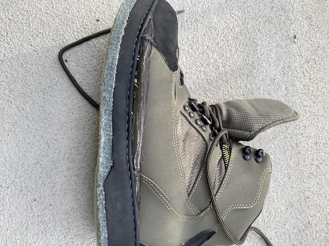 Pro Fishing Wading Boots for Men with Felt Bottom Wader Boots for Fly Fishing Strong Grips Rustfree Eyelets customer photo 1