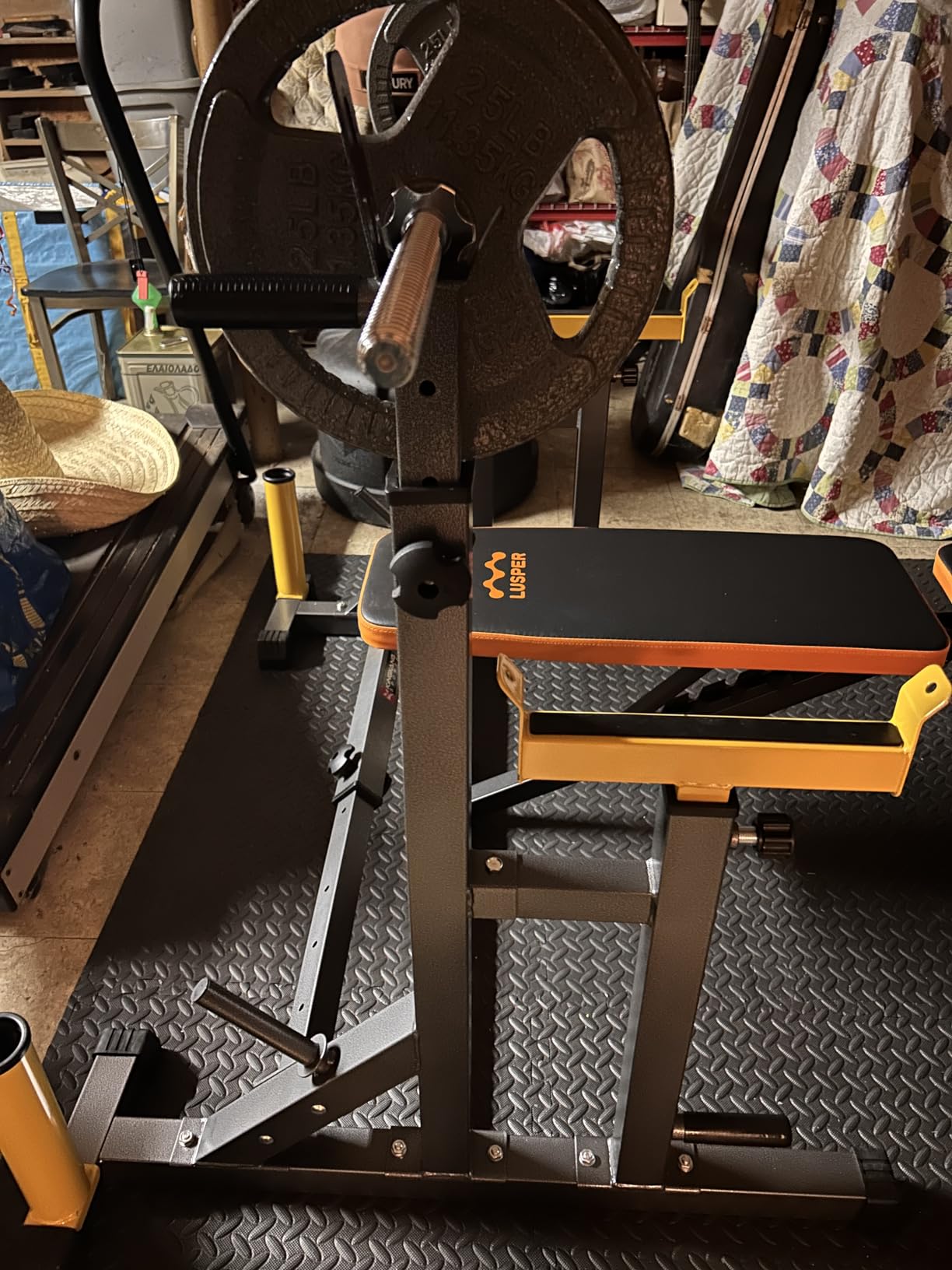 K KiNGKANG Adjustable Squat Rack,Bench Press for Home Gym Load 690LBS customer photo 2