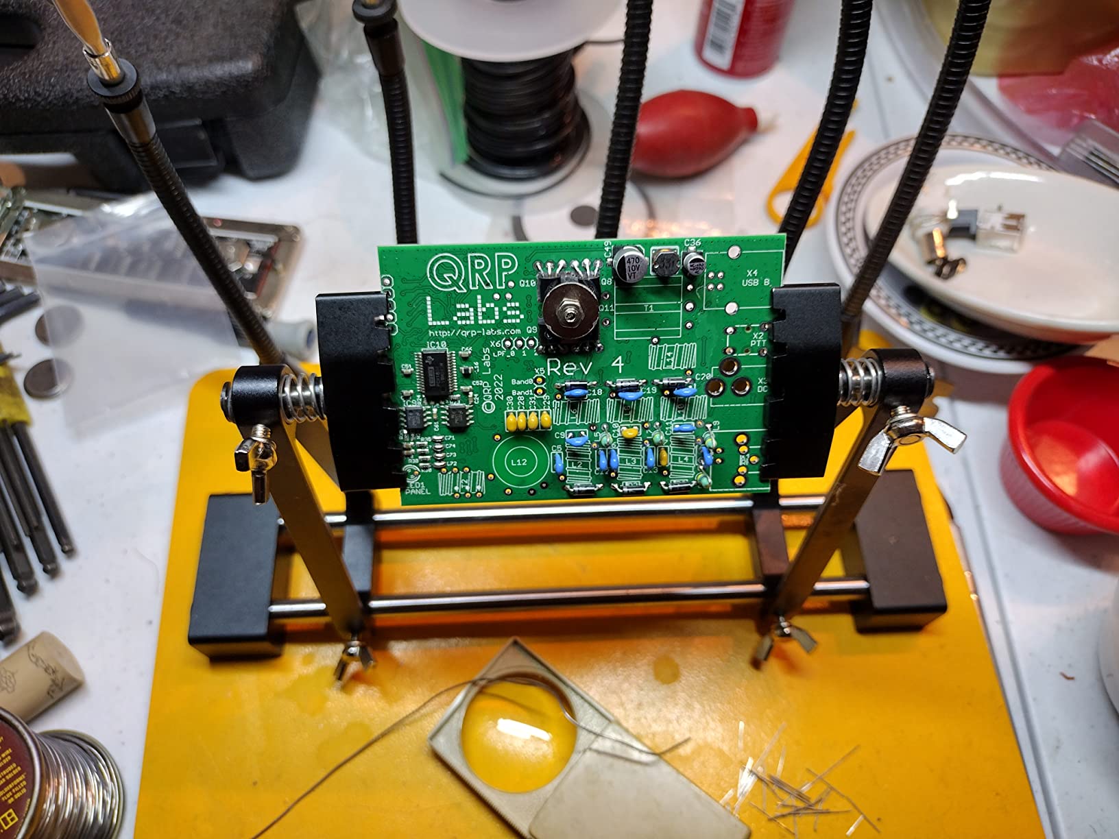 SainSmart Magnetic Adjustable Circuit Board Holder, Soldering Helping Hand customer photo 1