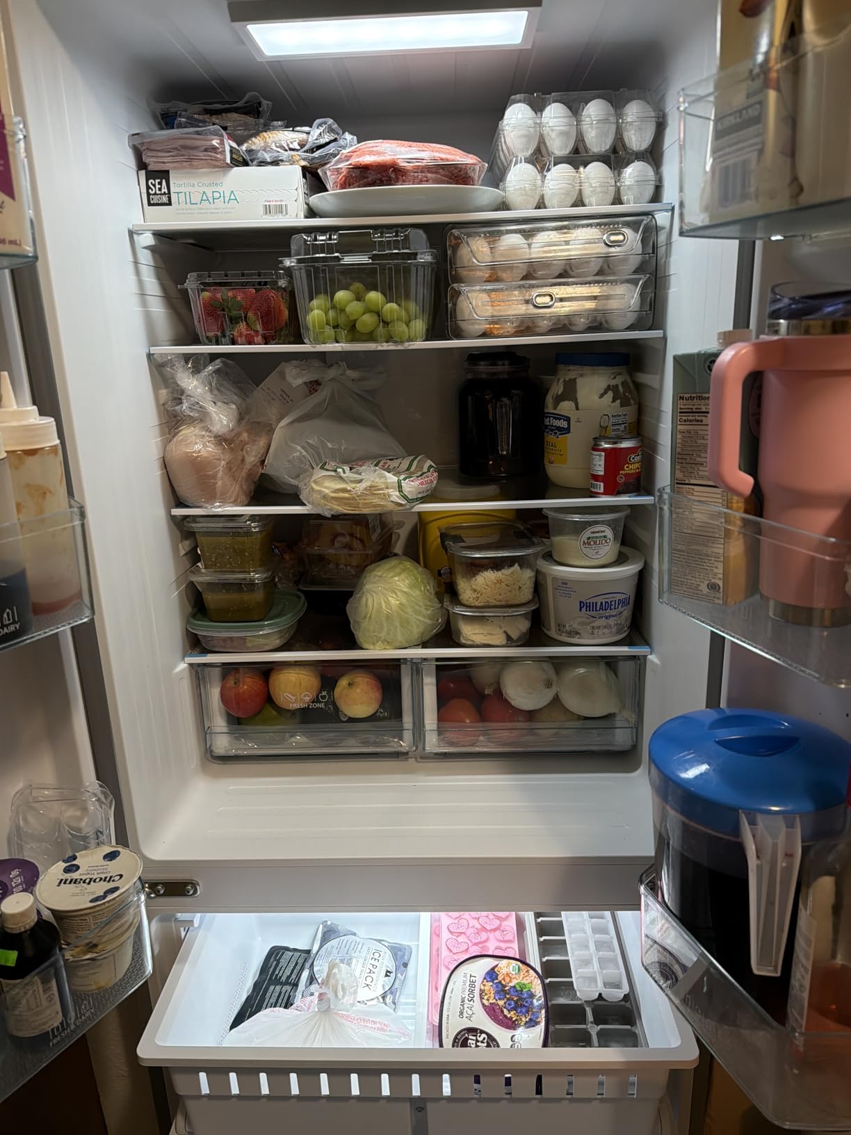 Avanti French Door Refrigerator with Bottom Freezer 30-Inch Wide​, Frost Free Technology, Large Capacity with Adjustable Shelves, Door Bins & Crisper Drawers, 17.5 Cu.Ft., Stainless Steel customer photo 2