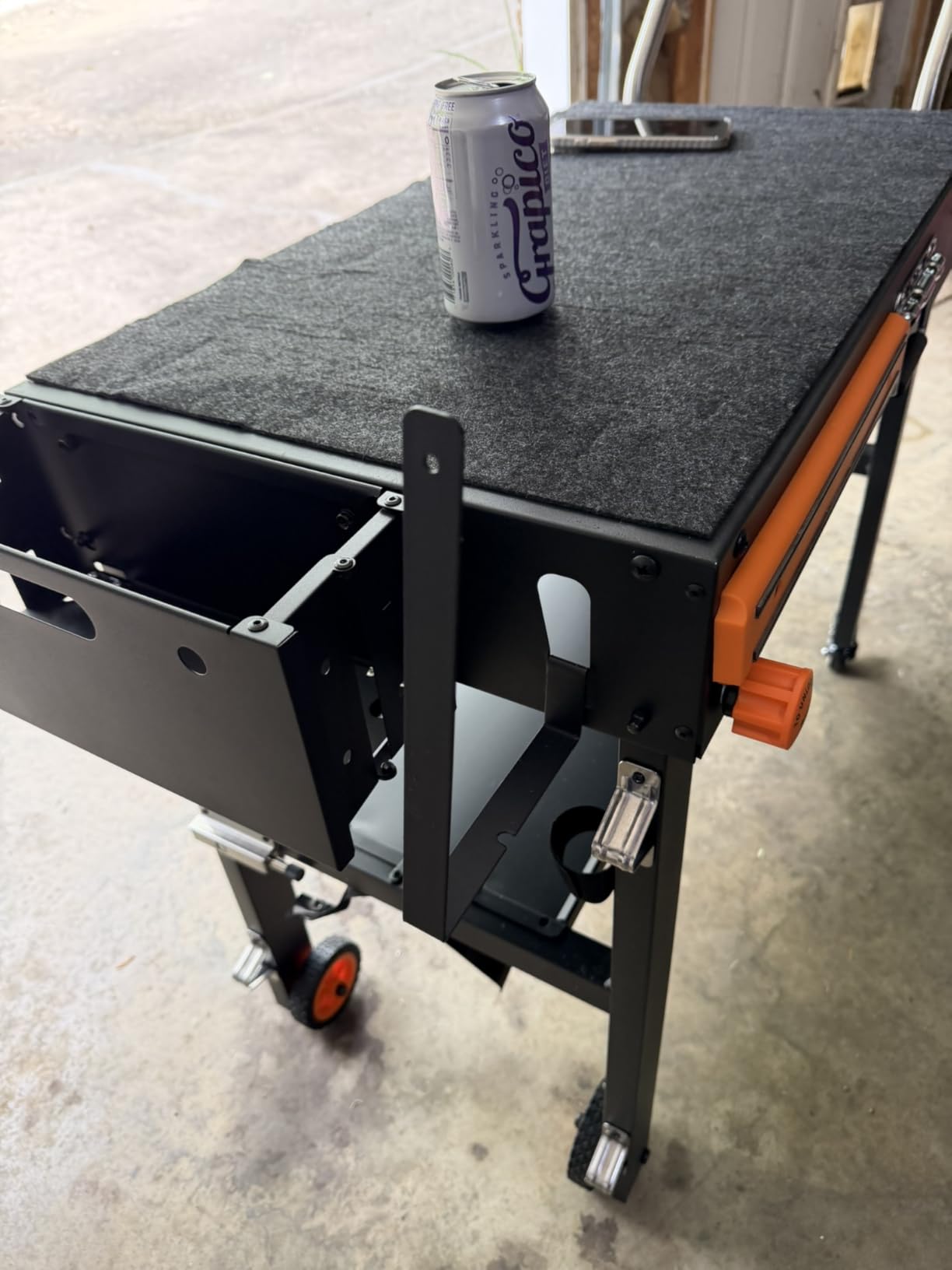 Grill Table for Blackstone Griddle 22 and 17 Inch, Grill Carts Outdoor with Wheels, Heavy-Duty Grill Stand, Foldable Quickly Blackstone Stand Suitable for Travel/Camping and Outdoor Meals customer photo 2