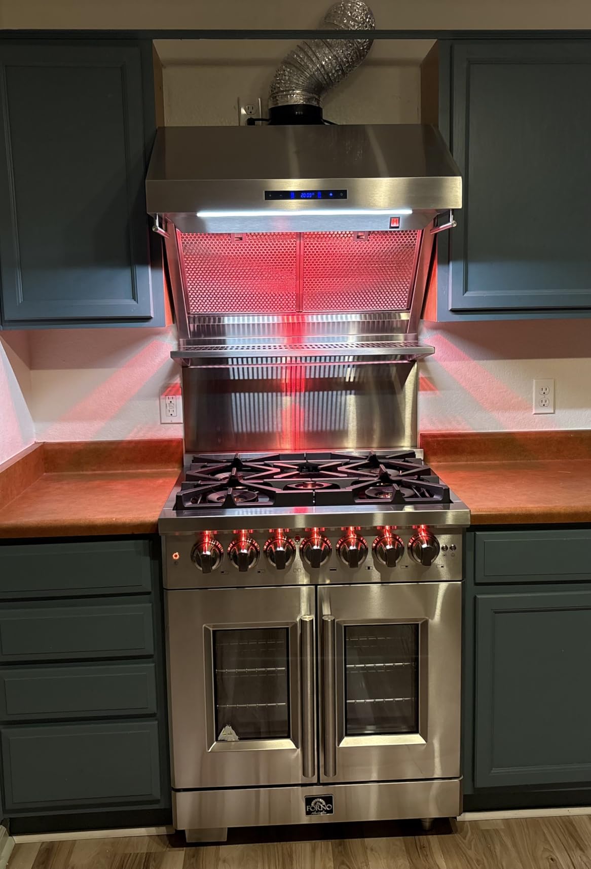 Capriasca 30-inch French Door Dual Fuel Range Stainless Steel, 4.32 cu.ft. True Convection Oven customer photo 1