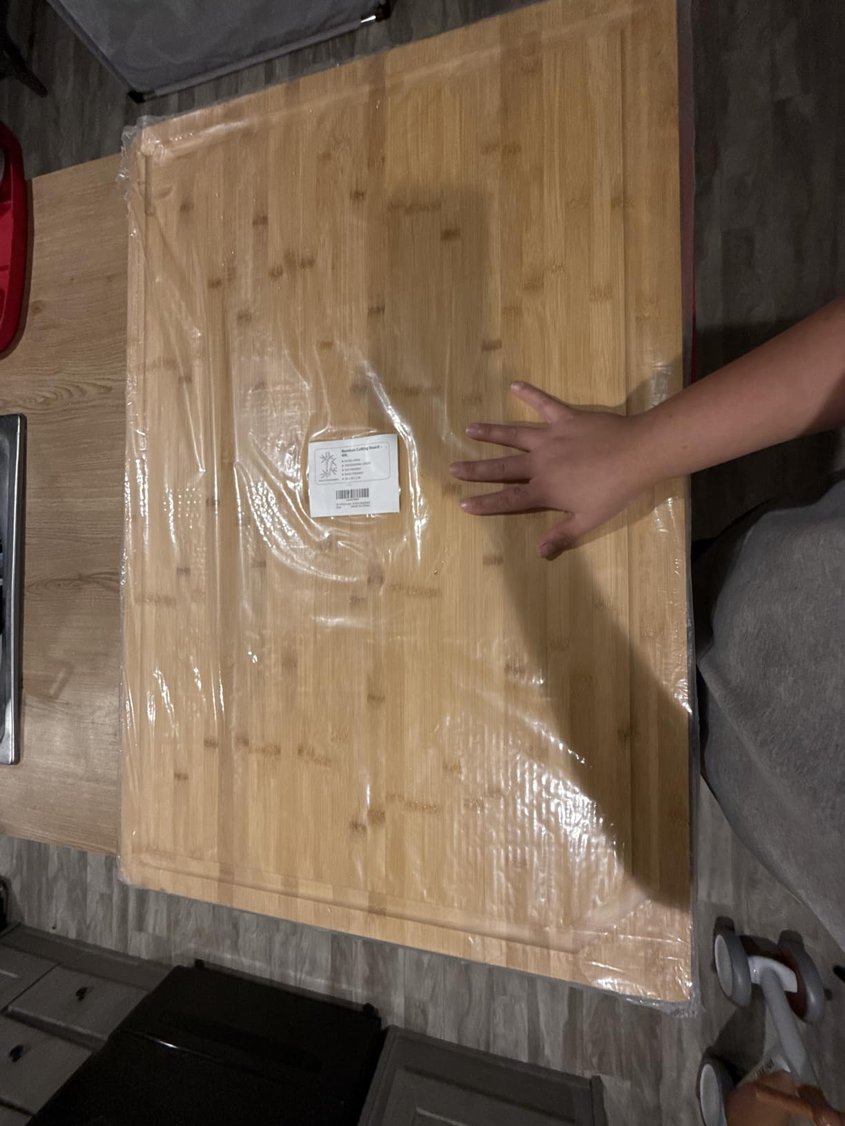 36 x 24 Extra Large Bamboo Cutting Board for Kitchen, Cutting Board Stove Top Cover with Handle, Butcher Block Chopping Board with Juice Groove, Large Charcuterie Board Over the Sink customer photo 2