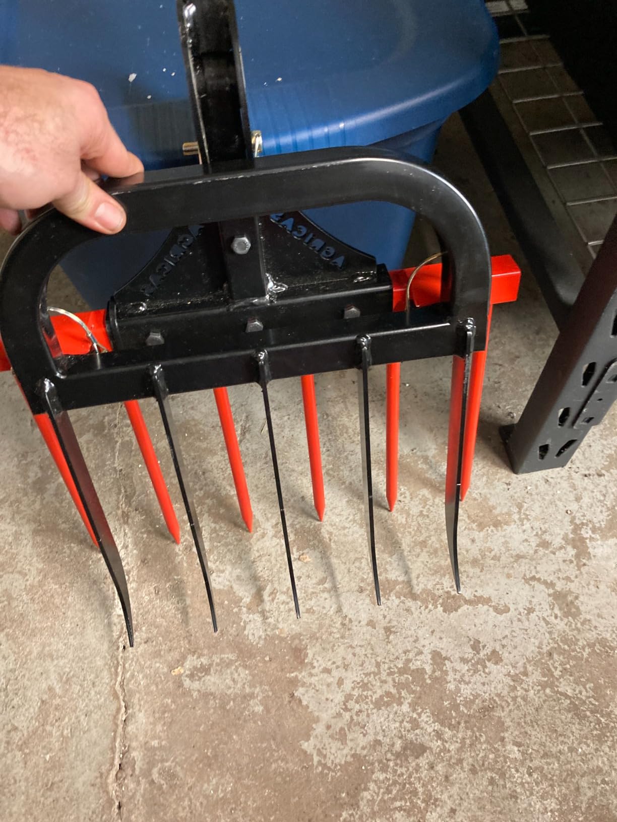 Broad Fork for Gardening - Portable and Ergonomic Broadfork Garden Tool Cultivator Tiller with 6+5 Sharp Tines - Heavy Duty Pitchfork, with Thickened Design customer photo 2