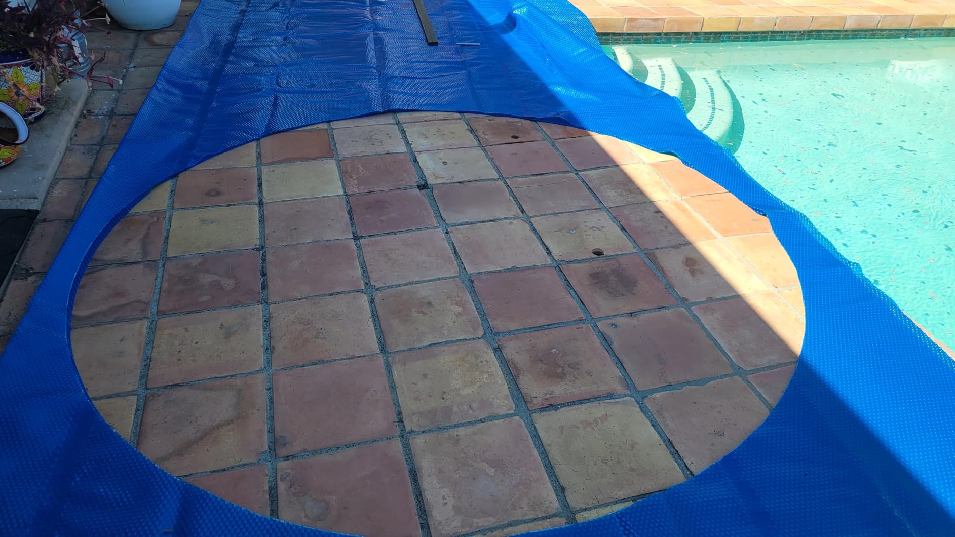 VINGLI 20x40ft Solar Pool Cover 12mil Rectangle Blue customer photo 2