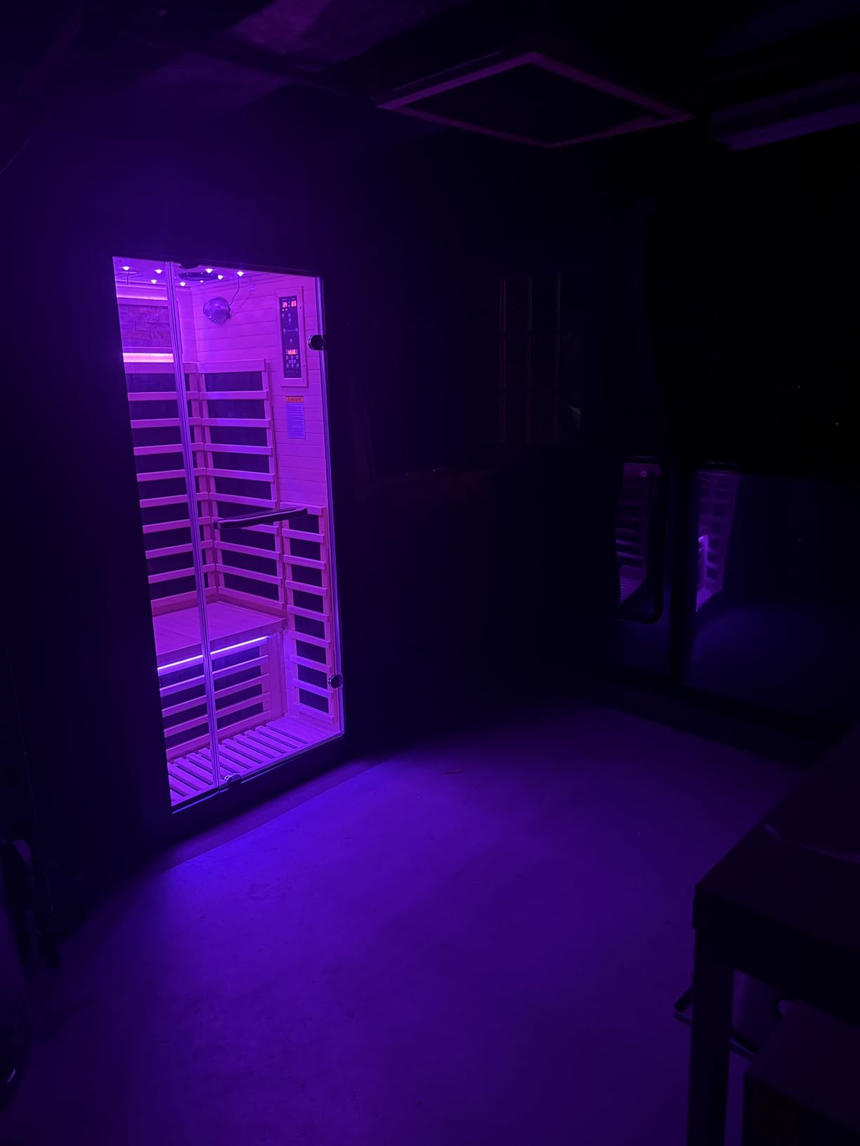 OUTEXER Outdoor Sauna 2 Person Sauna Infrared Saunas with Red Light Therapy customer photo 1