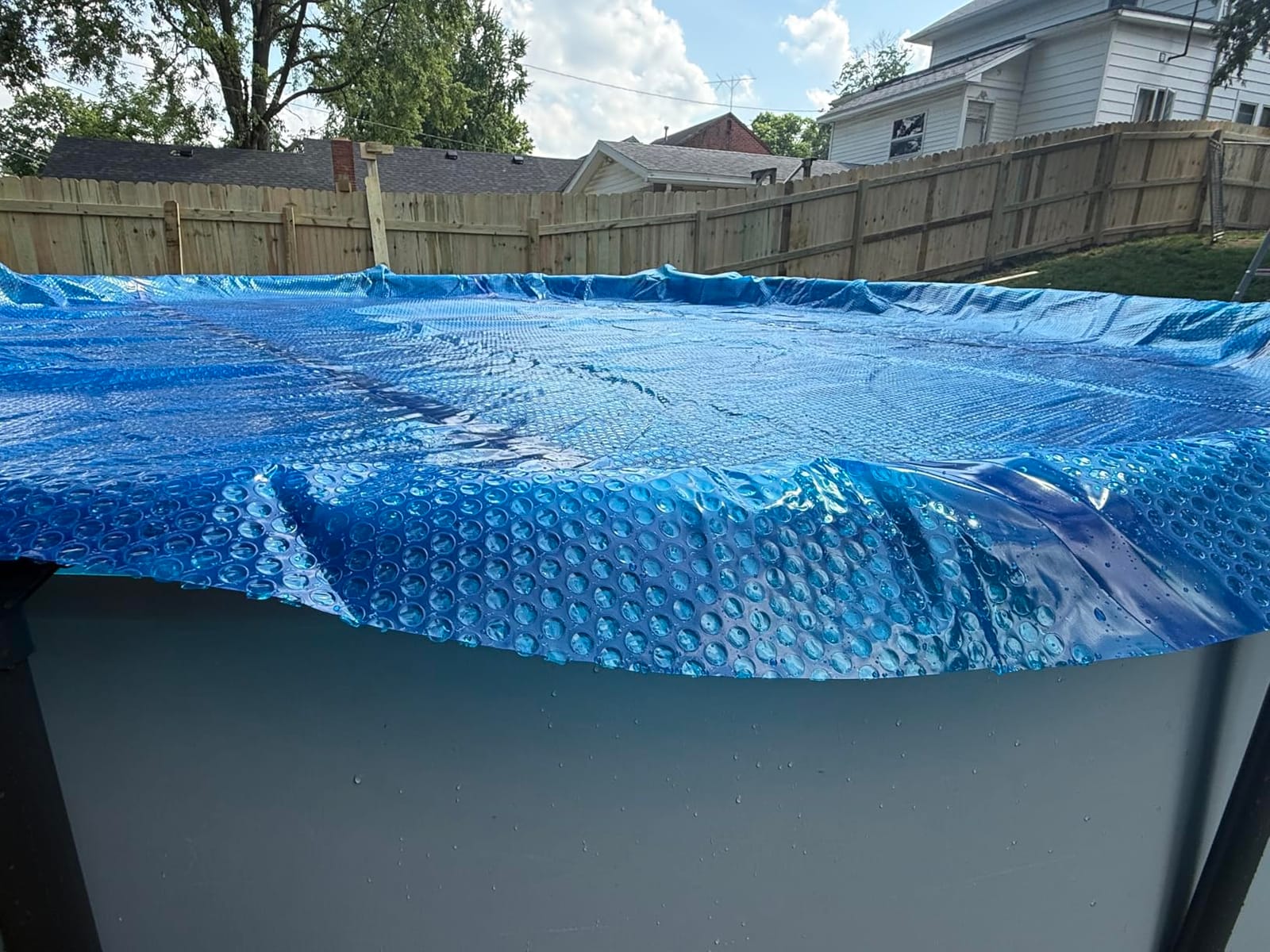 In The Swim 16' Standard Blue Round Solar Pool Cover 8 Mil customer photo 2
