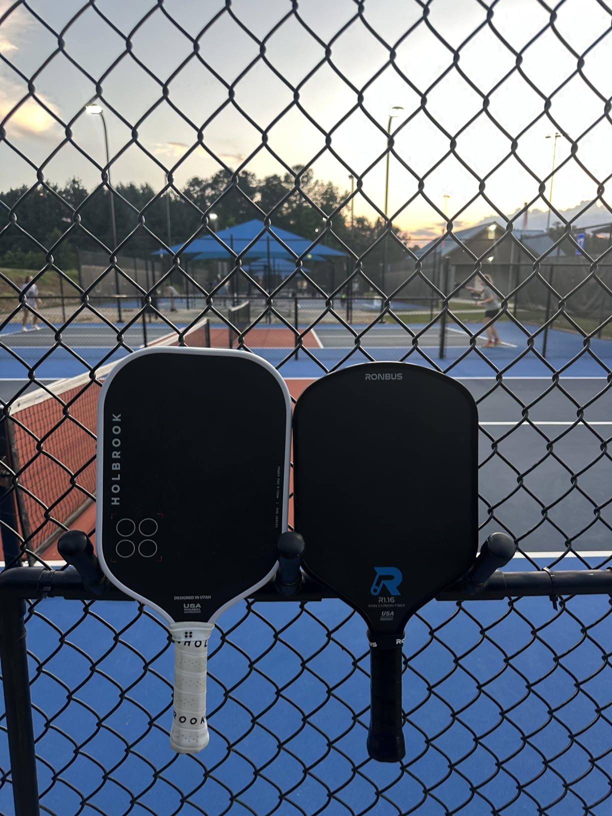 Holbrook Power Pro E Elongated Pickleball Paddle: USAPA Approved, Carbon Fiber Surface, Power, Control, Spin, Edgecraft Foam Polypropylene Honeycomb Core customer photo 2