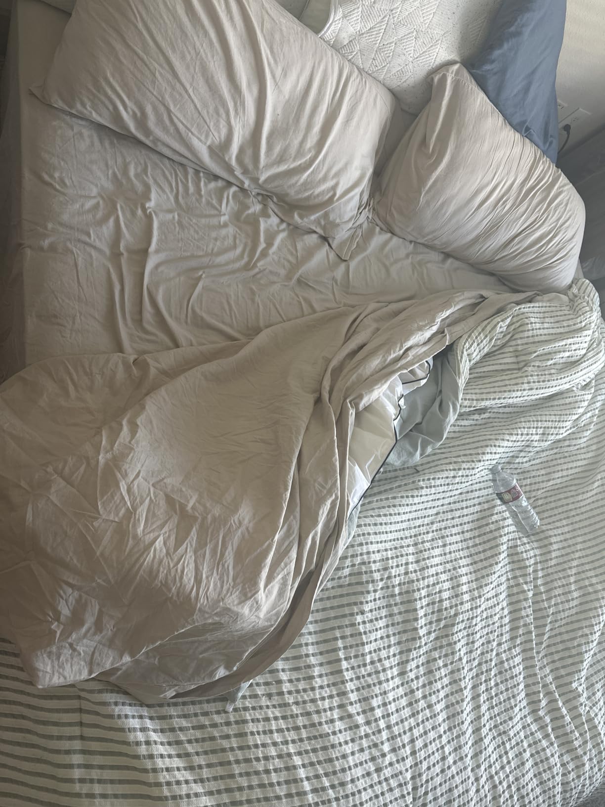 SONORO KATE 100% French Linen Queen Size Sheets Set,Natural Flax Bedding customer photo 2
