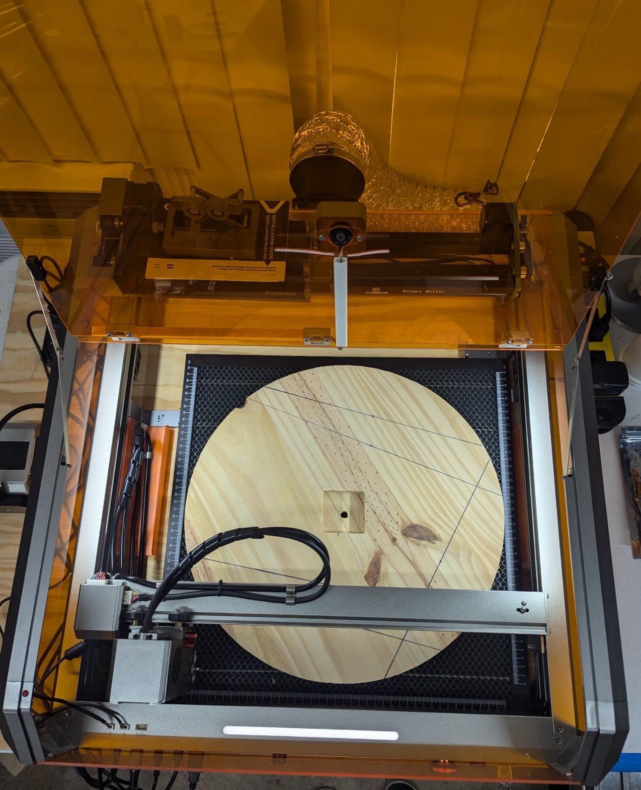 Genmitsu L8 Laser Engraver, 20W 20000mW Laser Cutter with Acrylic Enclosure customer photo 1
