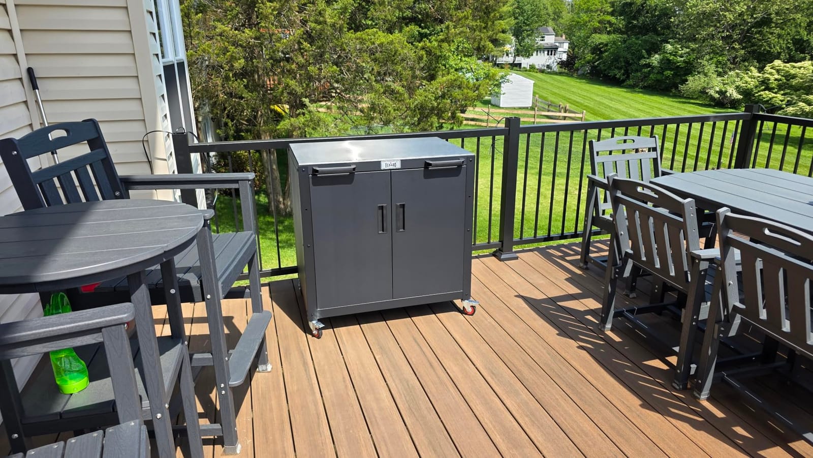Feasto Modular Outdoor Kitchen Island with Storage and Stainless Steel Top customer photo 2