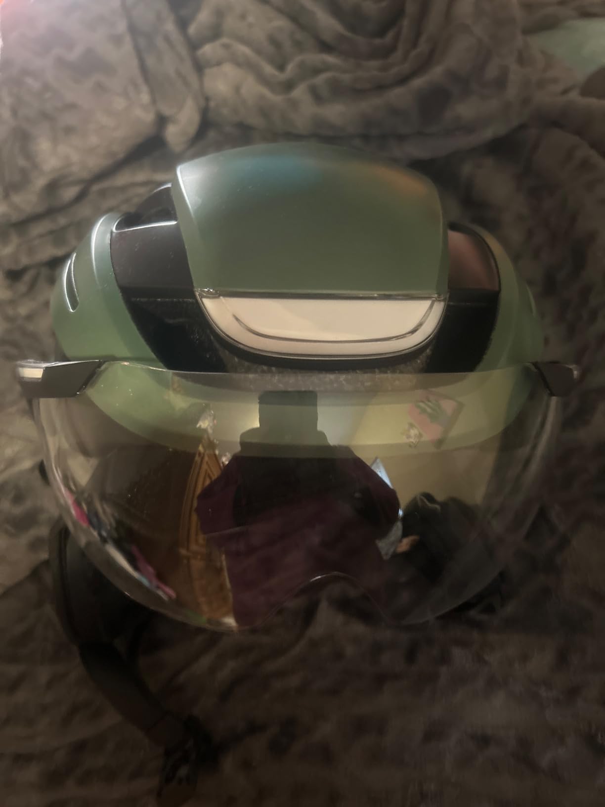 Lumos Ultra E-Bike Smart Helmet | NTA 8776 Certified | Front & Rear LED Lights | Retractable Face Shield | App Controlled | EBike, Scooter, Cycling, Bicycle | Adults, Men Women customer photo 1