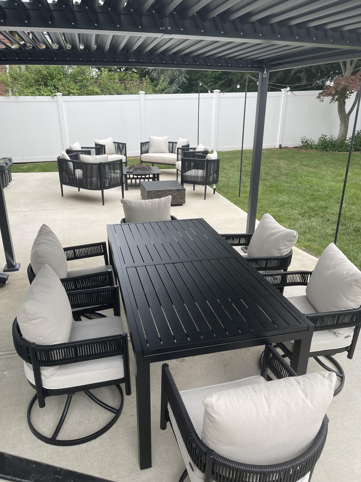 PIZZELLO Patio Dining Table for 10, 71