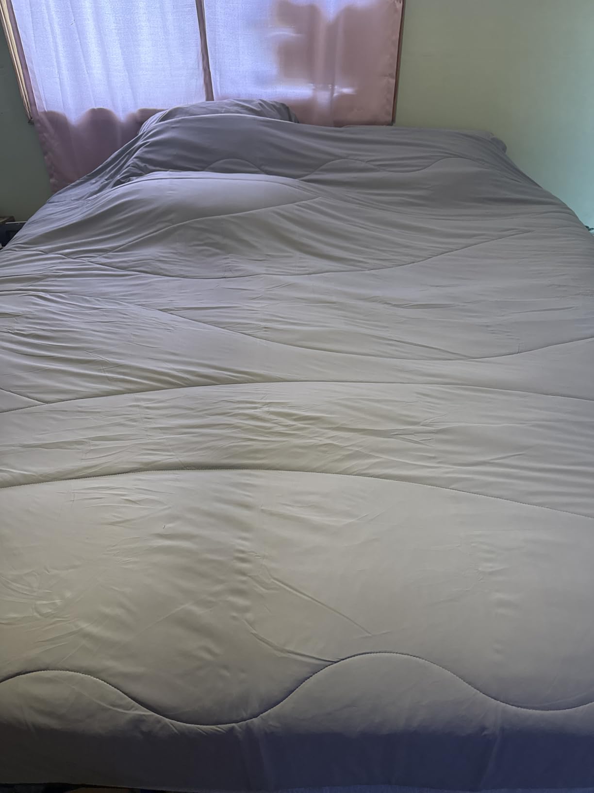 ACCURATEX Cooling Comforter Queen Size, Cool Blanket for Hot Sleepers,90x90 customer photo 2