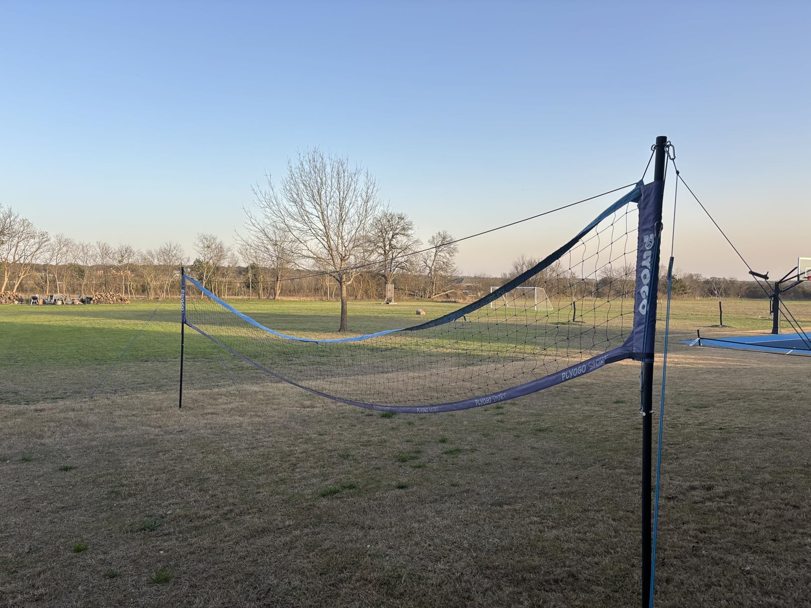 Heavy Duty Volleyball Net for Backyard&Outdoor,Anti-Sag Design customer photo 1