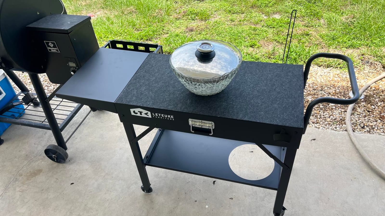 Leteuke Grill Cart for Blackstone Griddle, Portable Outdoor Grill Table customer photo 1