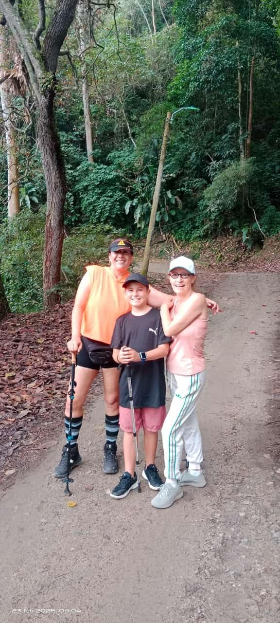 GPTCAMP Collapsible Hiking Trekking Poles with Cork EVA Grips customer photo 2